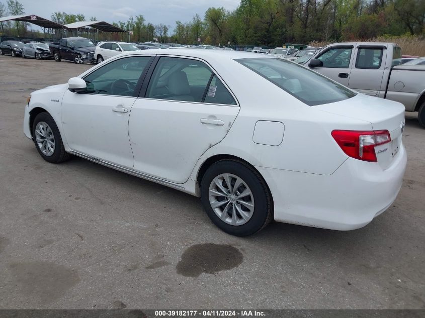 4T1BD1FKXEU103272 | 2014 TOYOTA CAMRY HYBRID