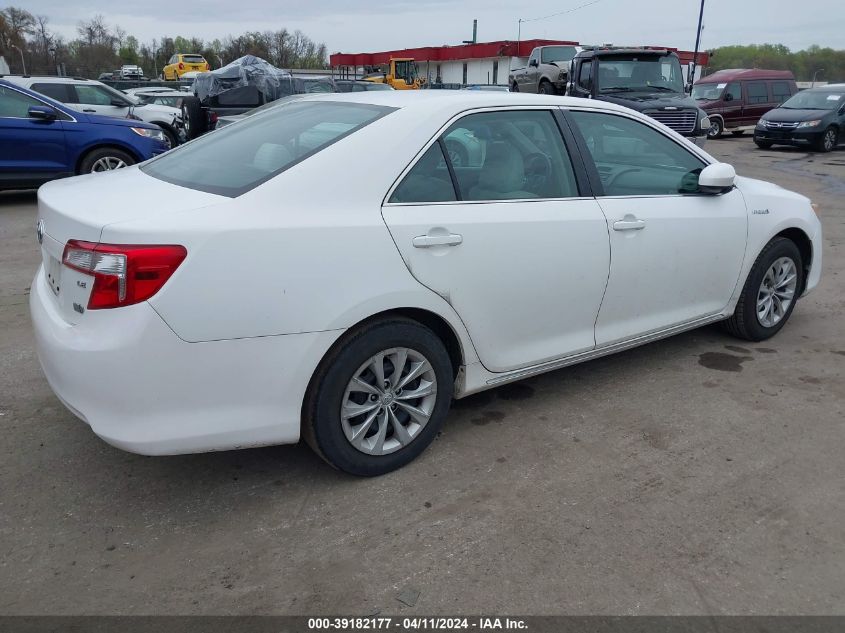 4T1BD1FKXEU103272 | 2014 TOYOTA CAMRY HYBRID