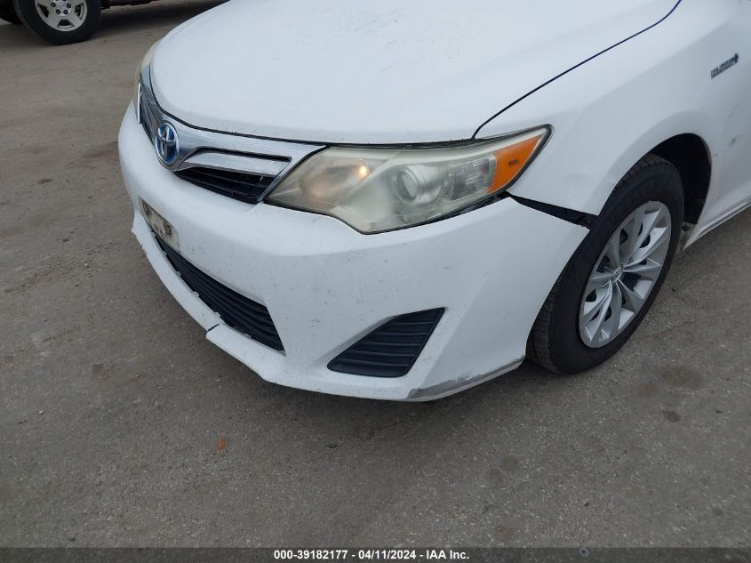 4T1BD1FKXEU103272 | 2014 TOYOTA CAMRY HYBRID