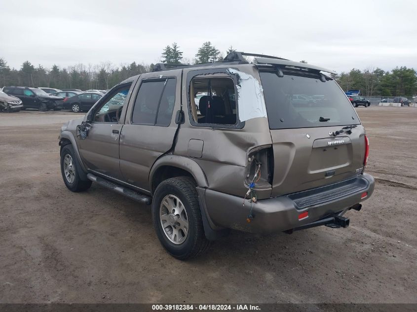 2001 Nissan Pathfinder Se VIN: JN8DR07X11W505560 Lot: 39240973