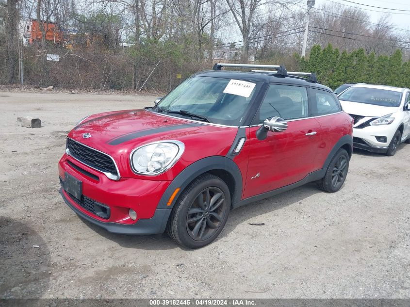 2013 Mini Paceman Cooper S VIN: WMWSS7C57DWN71486 Lot: 39182445