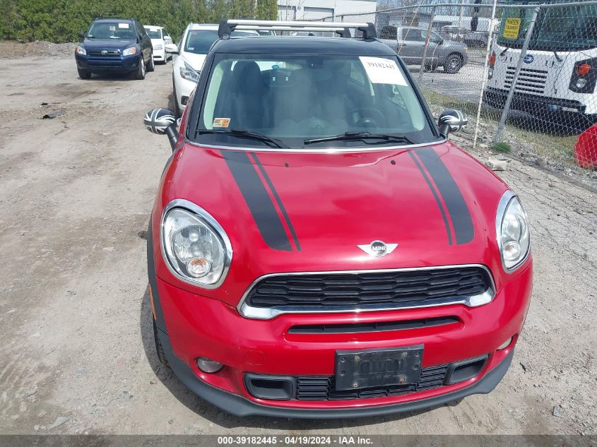 2013 Mini Paceman Cooper S VIN: WMWSS7C57DWN71486 Lot: 39182445