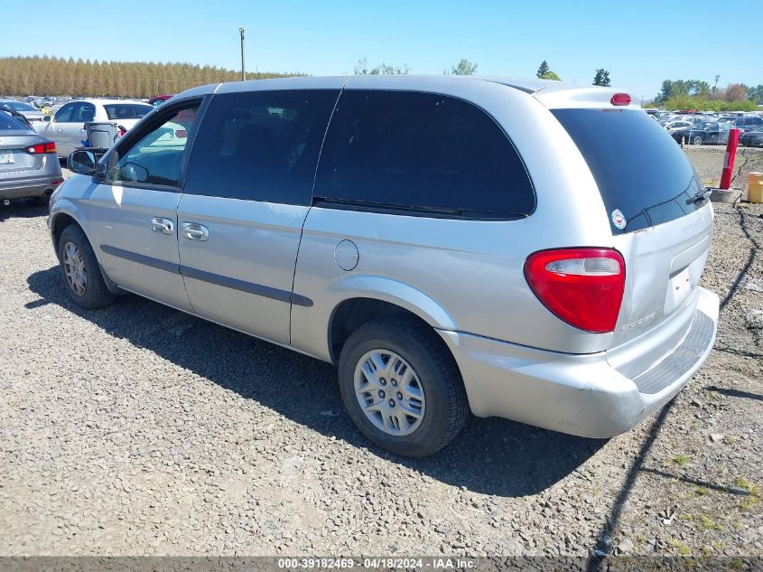 2002 Dodge Grand Caravan Sport VIN: 2B4GP44342R605036 Lot: 39182469