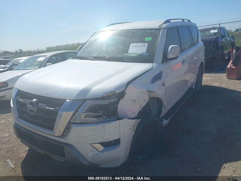 2021 Nissan Armada Sv 2Wd VIN: JN8AY2AC9M9147151 Lot: 39182513