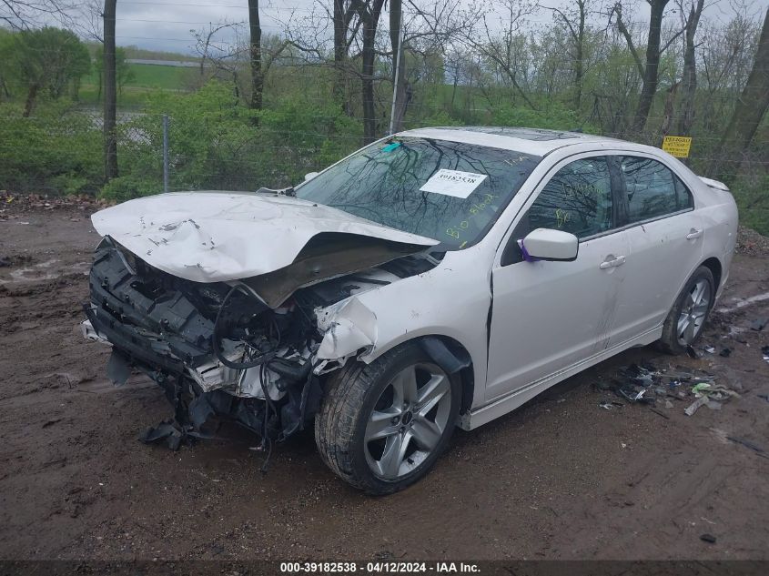 2012 Ford Fusion Sport VIN: 3FAHP0DC8CR393906 Lot: 39182538