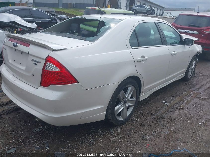 2012 Ford Fusion Sport VIN: 3FAHP0DC8CR393906 Lot: 39182538