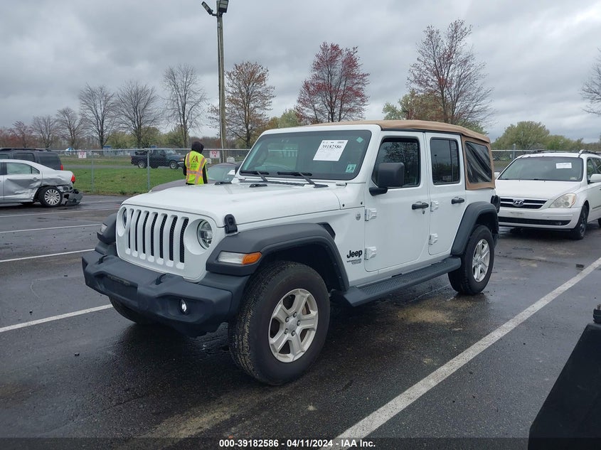 VIN 1C4HJXDN8MW734032 2021 JEEP WRANGLER UNLIMITED SPORT S 4X4