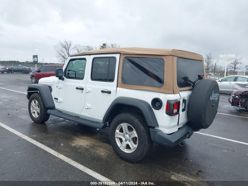 VIN 1C4HJXDN8MW734032 2021 JEEP WRANGLER UNLIMITED SPORT S 4X4