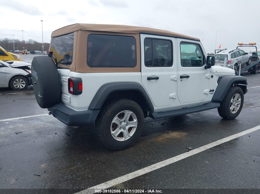 VIN 1C4HJXDN8MW734032 2021 JEEP WRANGLER UNLIMITED SPORT S 4X4