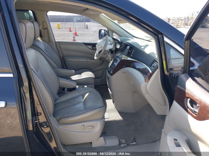 2013 Nissan Quest Le VIN: JN8AE2KP8D9060190 Lot: 39182690