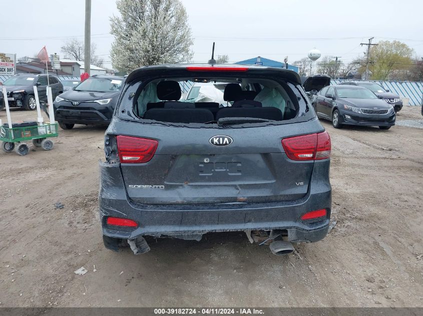 2020 Kia Sorento 3.3L Lx VIN: 5XYPG4A55LG683176 Lot: 39182724