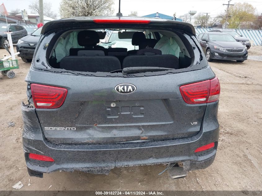 2020 Kia Sorento 3.3L Lx VIN: 5XYPG4A55LG683176 Lot: 39182724