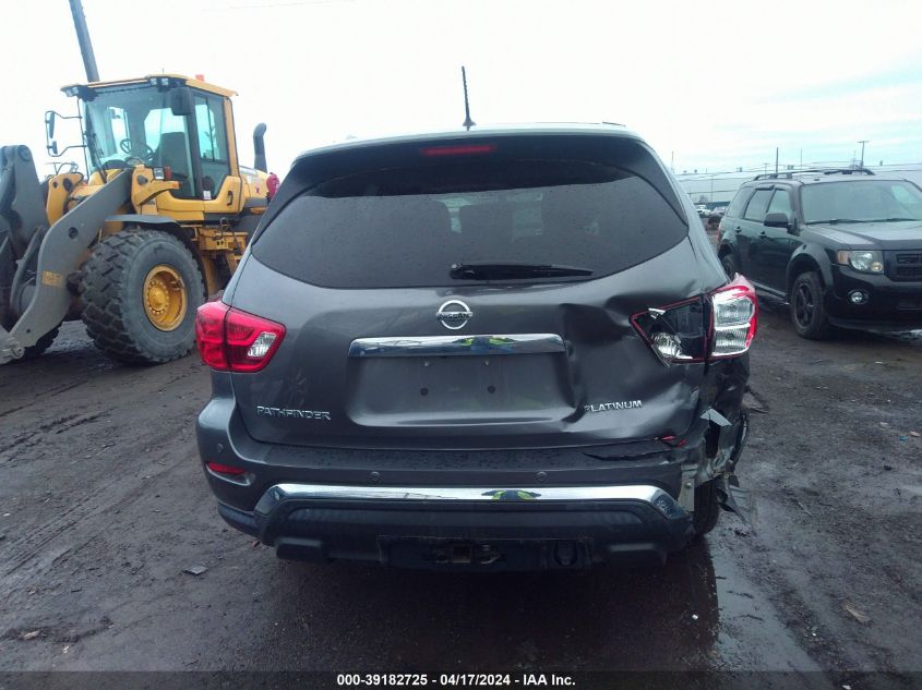 2017 Nissan Pathfinder Platinum VIN: 5N1DR2MN4HC666132 Lot: 39240661