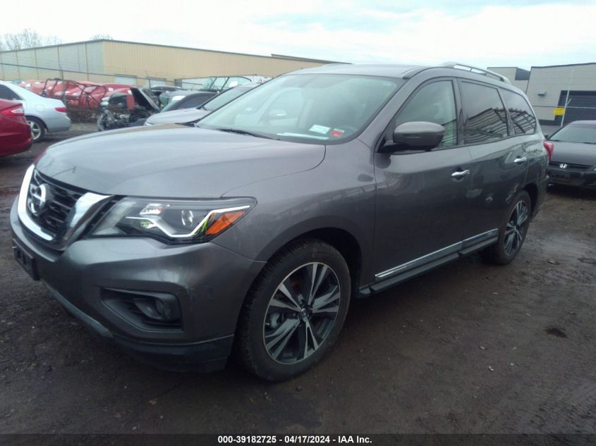 2017 Nissan Pathfinder Platinum VIN: 5N1DR2MN4HC666132 Lot: 39240661