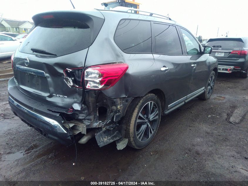 2017 Nissan Pathfinder Platinum VIN: 5N1DR2MN4HC666132 Lot: 39240661