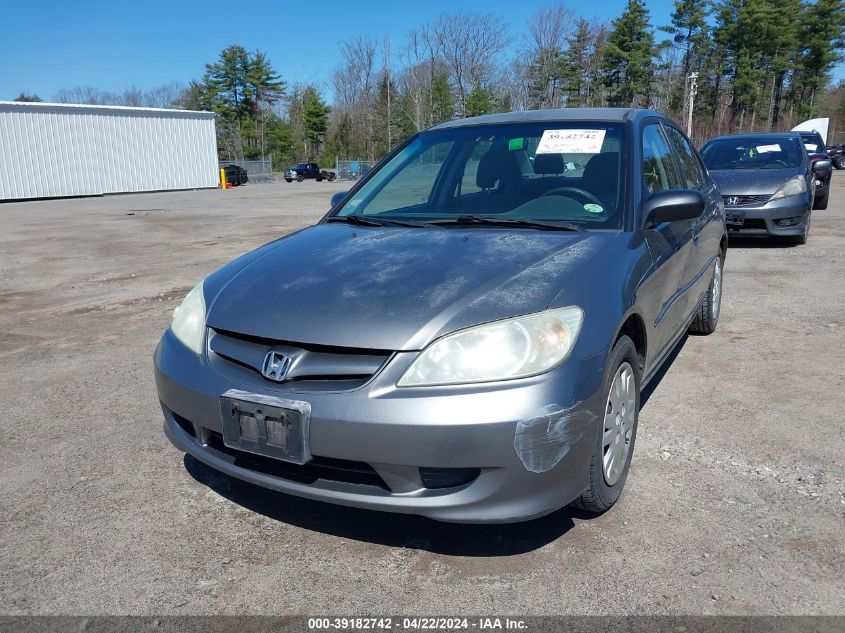 2004 Honda Civic Lx VIN: 2HGES16514H516220 Lot: 51195554