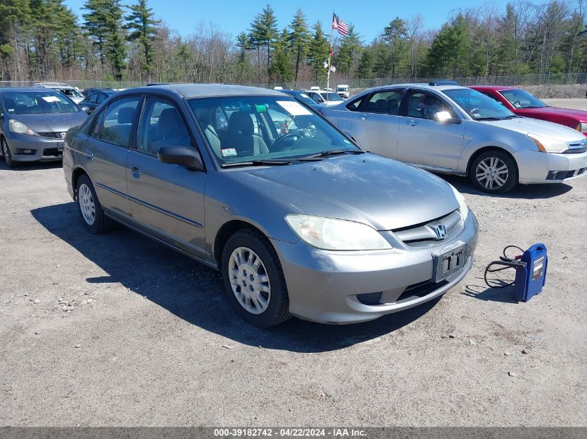 2004 Honda Civic Lx VIN: 2HGES16514H516220 Lot: 51195554