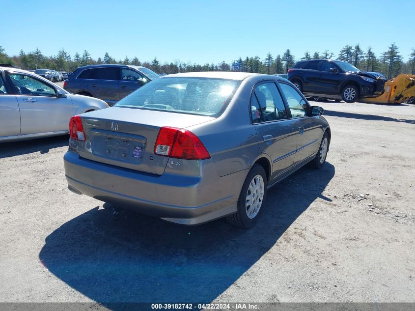 2004 Honda Civic Lx VIN: 2HGES16514H516220 Lot: 51195554