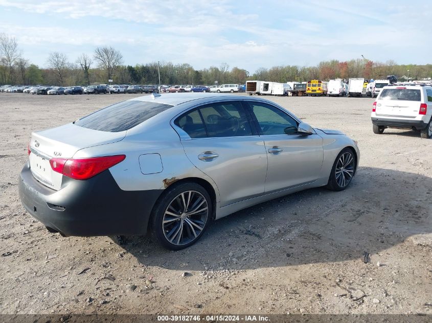 JN1BV7AP4EM690613 | 2014 INFINITI Q50