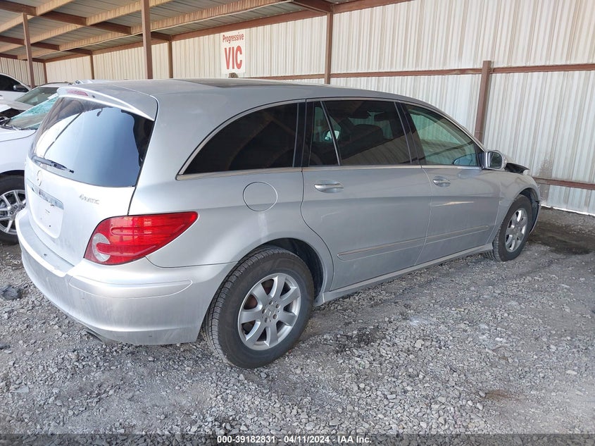 2007 Mercedes-Benz R 350 4Matic VIN: 4JGCB65E87A058890 Lot: 39182831
