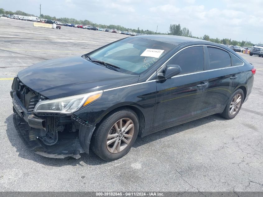 2016 Hyundai Sonata Se VIN: 5NPE24AF7GH374855 Lot: 39182845