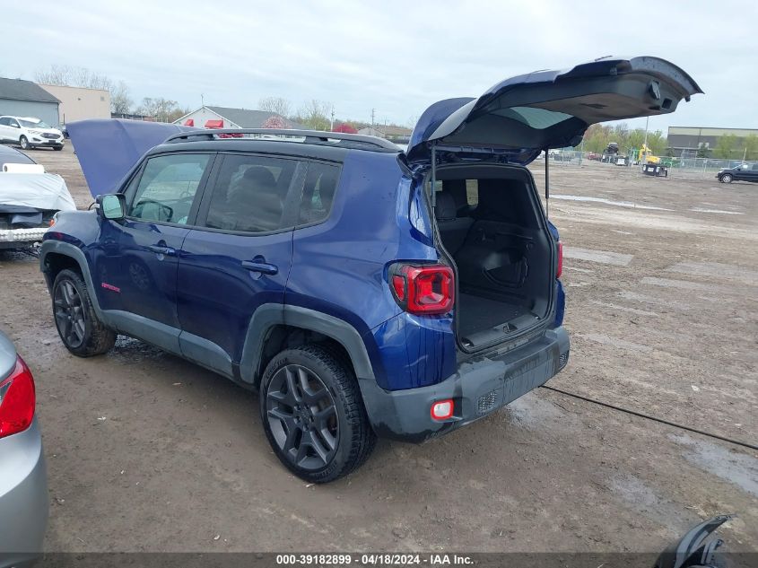 2020 Jeep Renegade High Altitude 4X4 VIN: ZACNJBB14LPL91279 Lot: 39241031