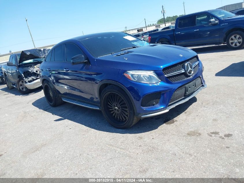 2017 Mercedes-Benz Amg Gle 43 Coupe 4Matic VIN: 4JGED6EBXHA083493 Lot: 39182915