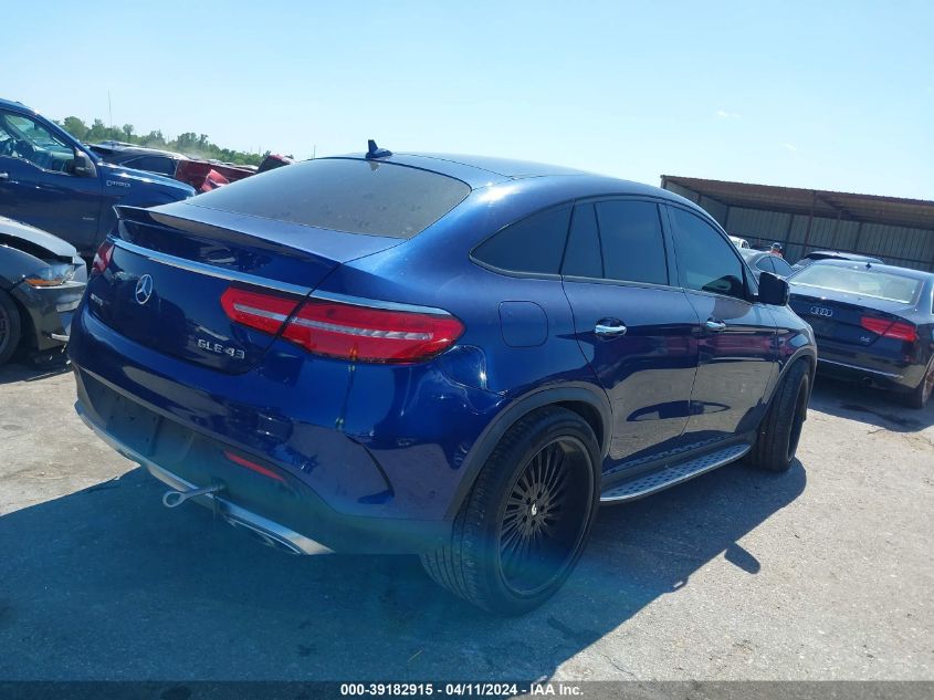 2017 Mercedes-Benz Amg Gle 43 Coupe 4Matic VIN: 4JGED6EBXHA083493 Lot: 39182915