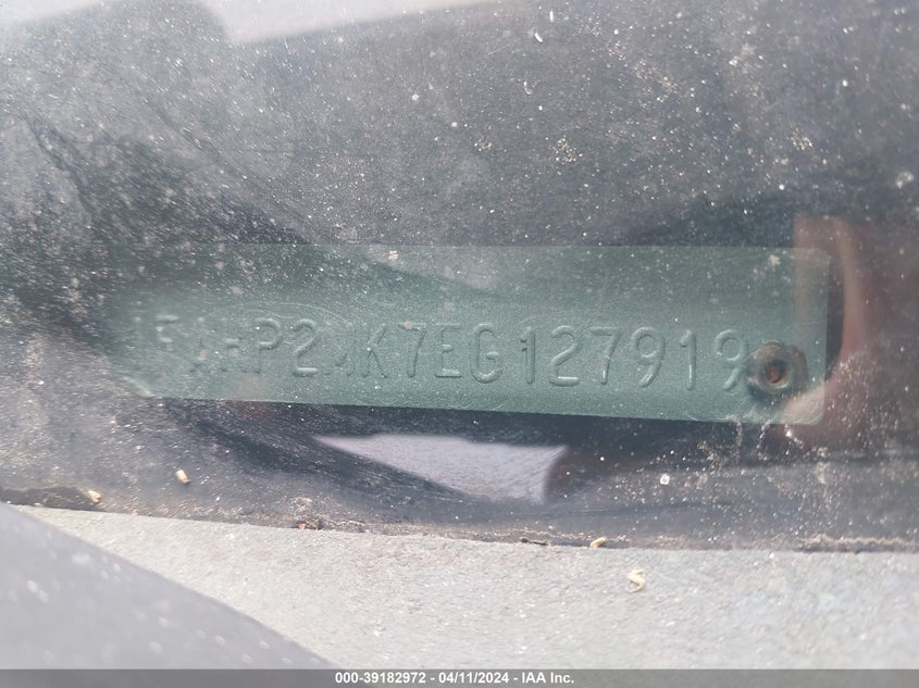 2014 FORD POLICE INTERCEPTOR - 1FAHP2MK7EG127919