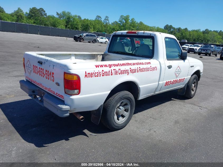 1999 Ford Ranger Xl/Xlt VIN: 1FTYR10C5XPB41835 Lot: 39241390