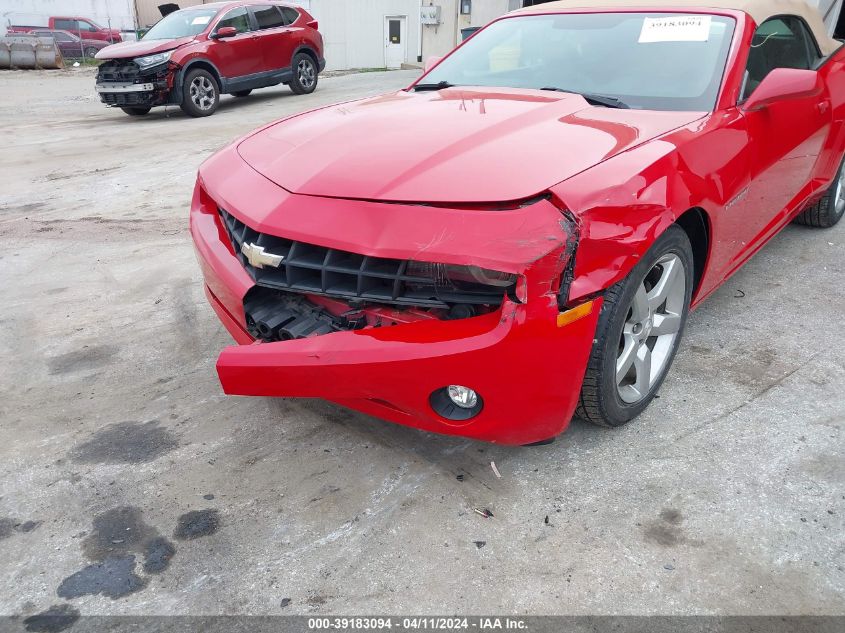 2012 Chevrolet Camaro 1Lt VIN: 2G1FB3D31C9126882 Lot: 39183094