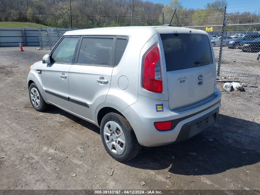 2013 Kia Soul VIN: KNDJT2A52D7506427 Lot: 39183167