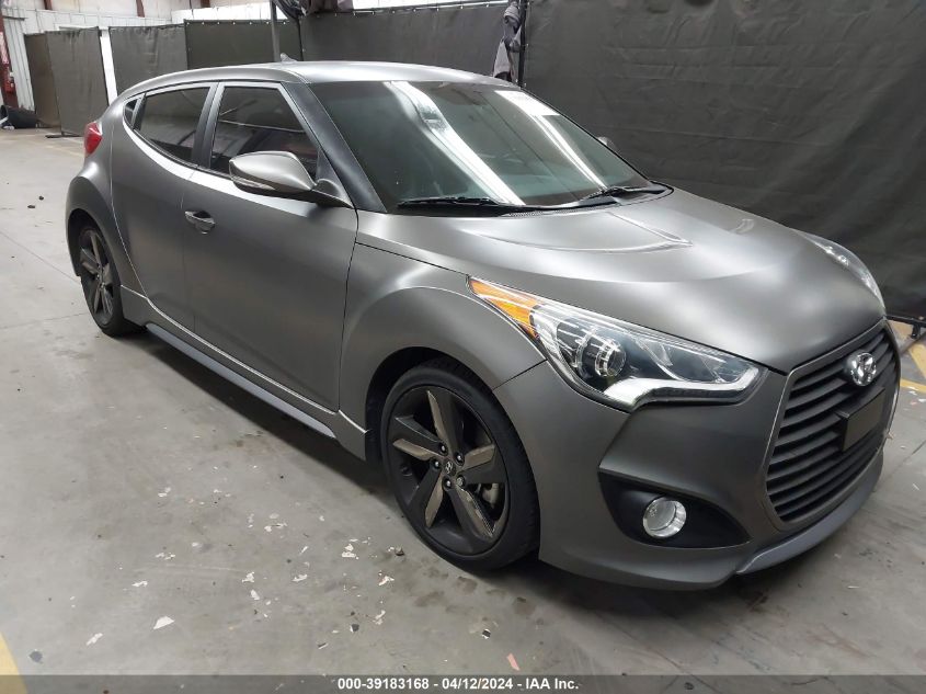 2014 HYUNDAI VELOSTER TURBO - KMHTC6AE1EU190744