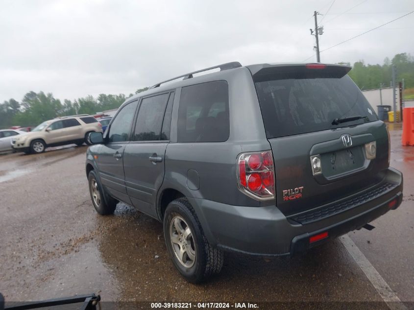 2007 Honda Pilot Ex VIN: 5FNYF284178027949 Lot: 39240901