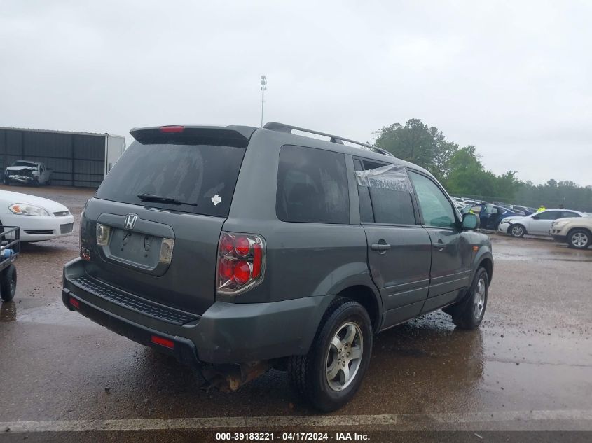 2007 Honda Pilot Ex VIN: 5FNYF284178027949 Lot: 39240901