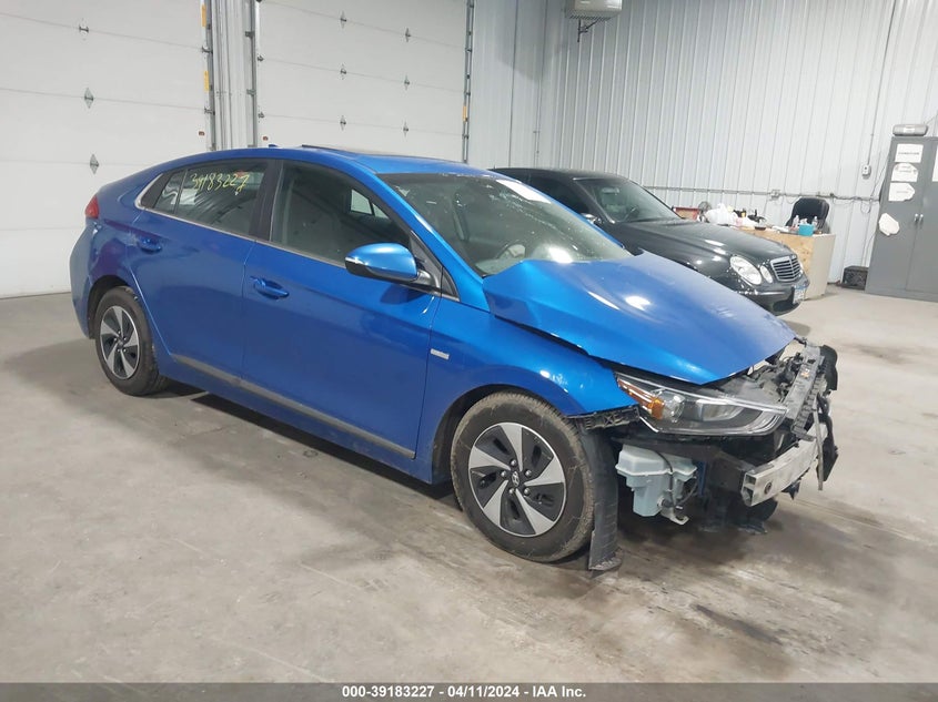 2017 Hyundai Ioniq Hybrid Sel VIN: KMHC75LC2HU056498 Lot: 39183227