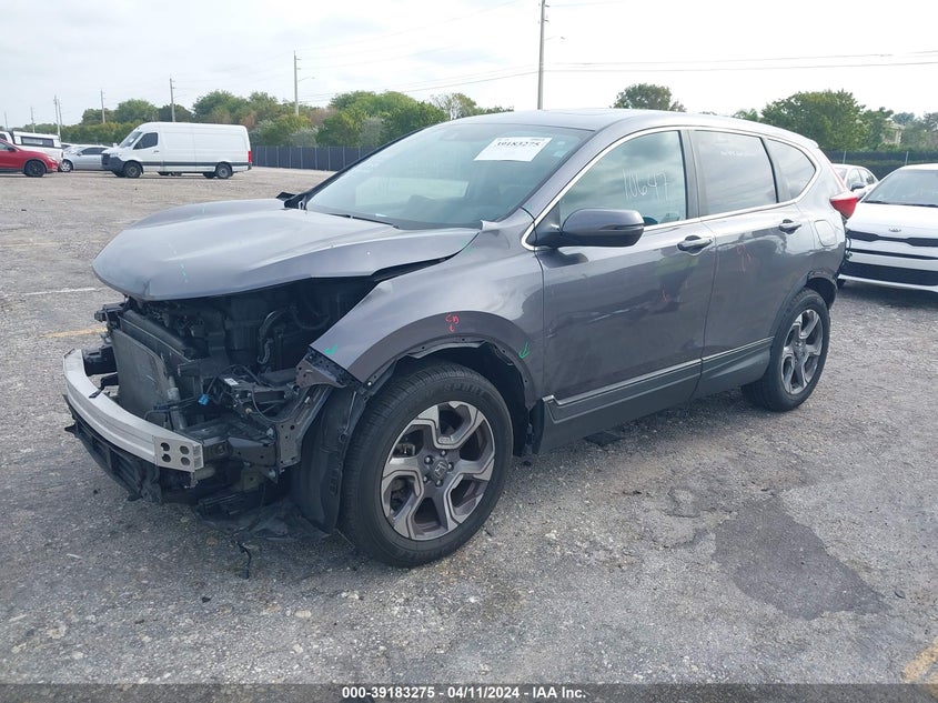 VIN 7FARW1H52KE024305 2019 HONDA CR-V EX