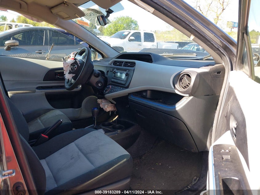 2012 Toyota Prius C Two VIN: JTDKDTB36C1505996 Lot: 39183289