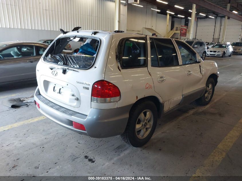 2005 Hyundai Santa Fe Gls/Lx VIN: KM8SC73E75U025683 Lot: 40863700