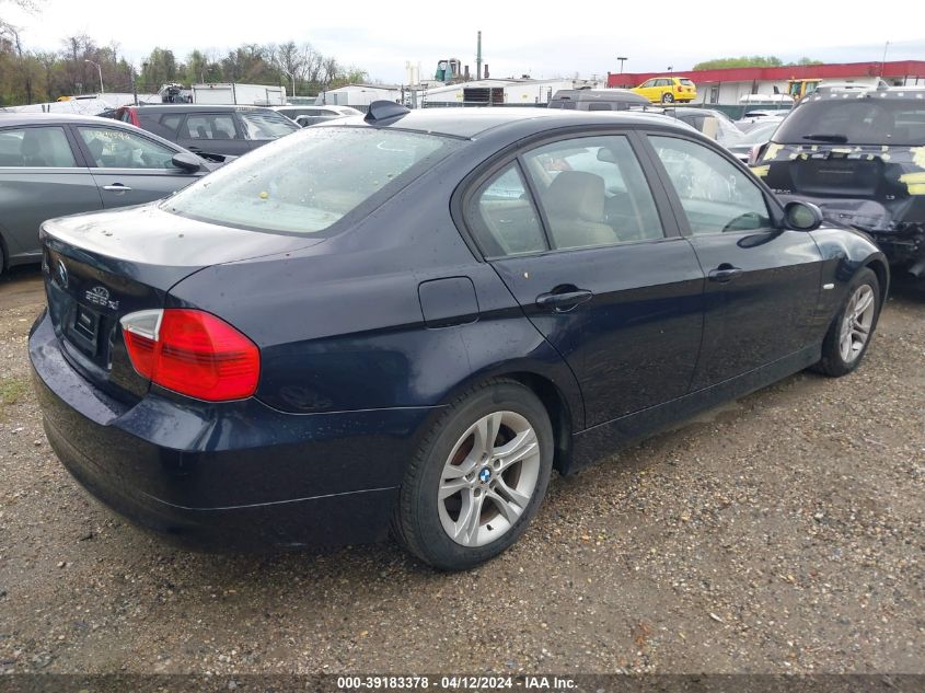 2008 BMW 328Xi VIN: WBAVC73568KX90494 Lot: 39183378