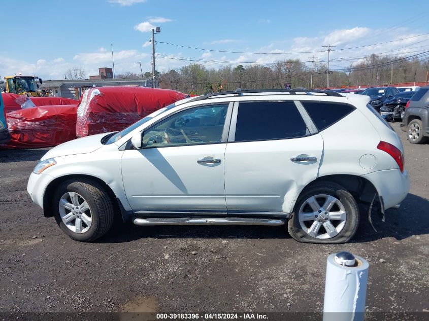 2007 Nissan Murano S VIN: JN8AZ08W97W615208 Lot: 39183396