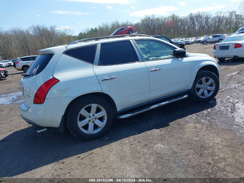 2007 Nissan Murano S VIN: JN8AZ08W97W615208 Lot: 39183396