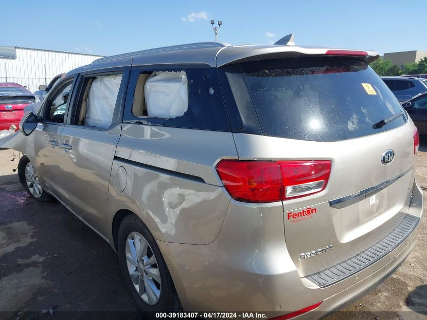 2017 Kia Sedona Lx VIN: KNDMB5C11H6266861 Lot: 39183407