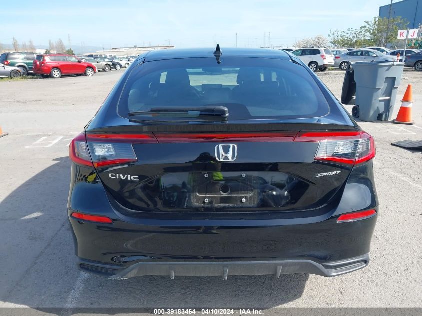 2024 Honda Civic Sport VIN: 19XFL2H86RE019650 Lot: 39183464