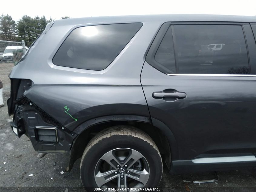 2024 Honda Pilot Awd Ex-L VIN: 5FNYG1H47RB001169 Lot: 39183486