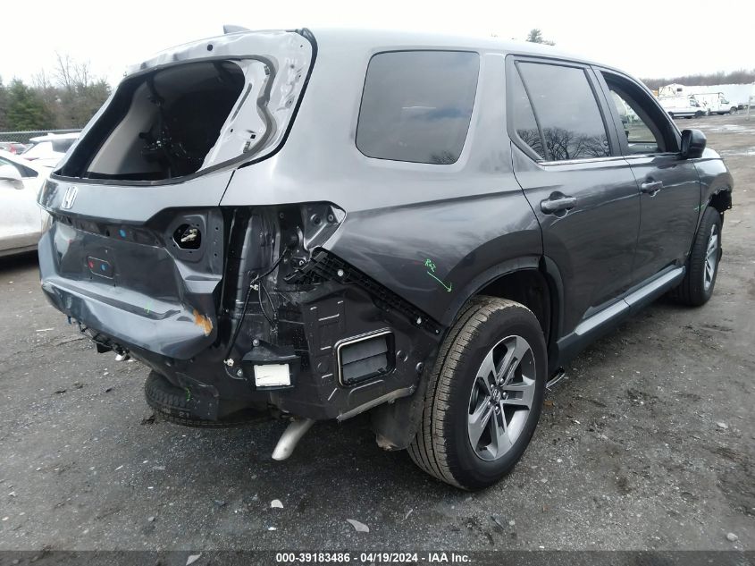 2024 Honda Pilot Awd Ex-L VIN: 5FNYG1H47RB001169 Lot: 39183486