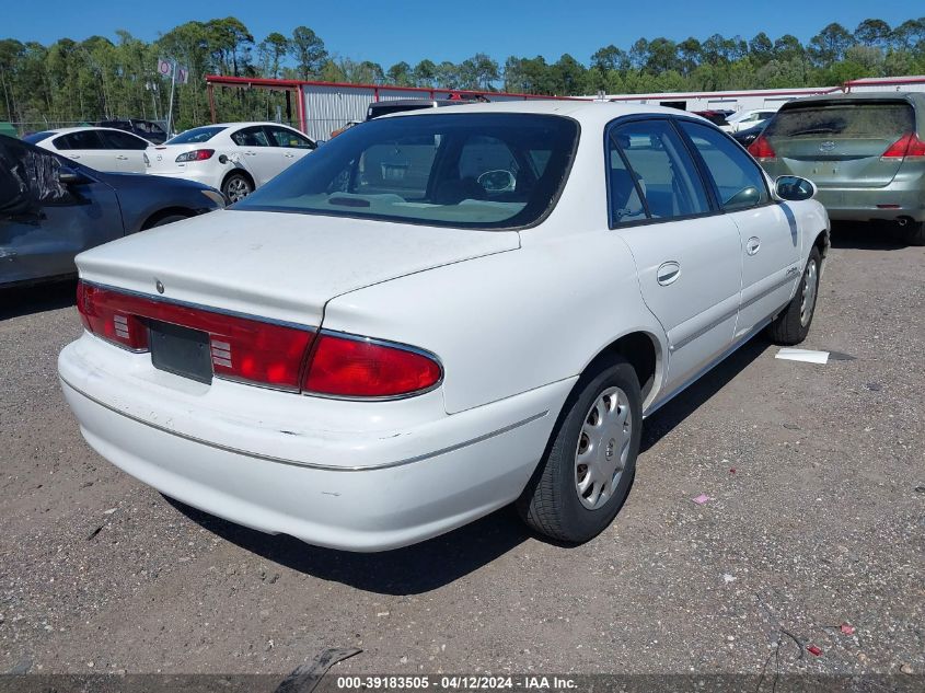 2000 Buick Century Custom VIN: 2G4WS52J2Y1346635 Lot: 39183505