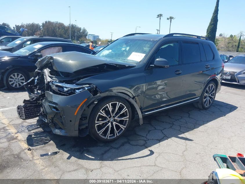 VIN 5UXCW2C07M9G97947 2021 BMW X7 no.2