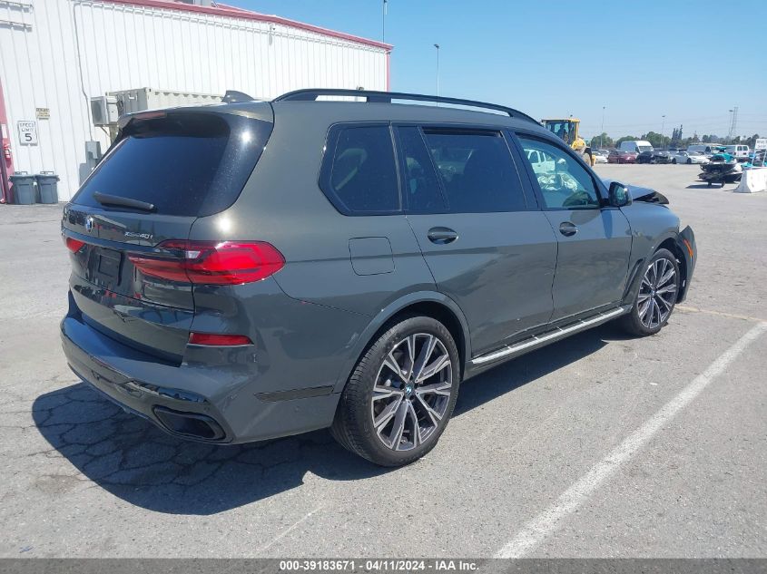 VIN 5UXCW2C07M9G97947 2021 BMW X7 no.4