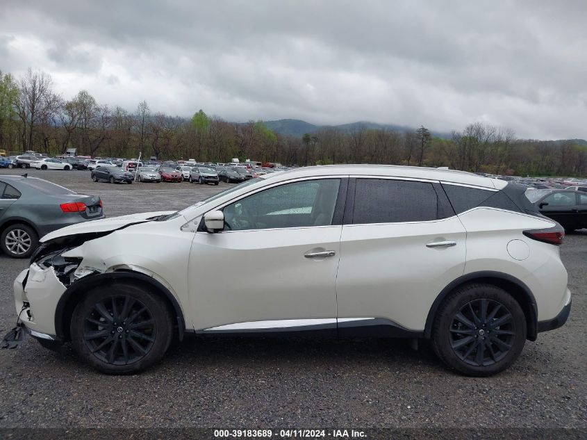 2021 Nissan Murano Platinum Intelligent Awd VIN: 5N1AZ2DS2MC110730 Lot: 39183689